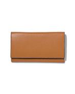 HEMA Huishoudportemonnee bruin leer RFID, Sieraden, Tassen en Uiterlijk, Portemonnees, Verzenden, Nieuw