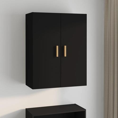 vidaXL Hangkast 69,5x34x90 cm zwart, Huis en Inrichting, Kasten | Buffetkasten, 25 tot 50 cm, Nieuw, Overige houtsoorten, Minder dan 100 cm