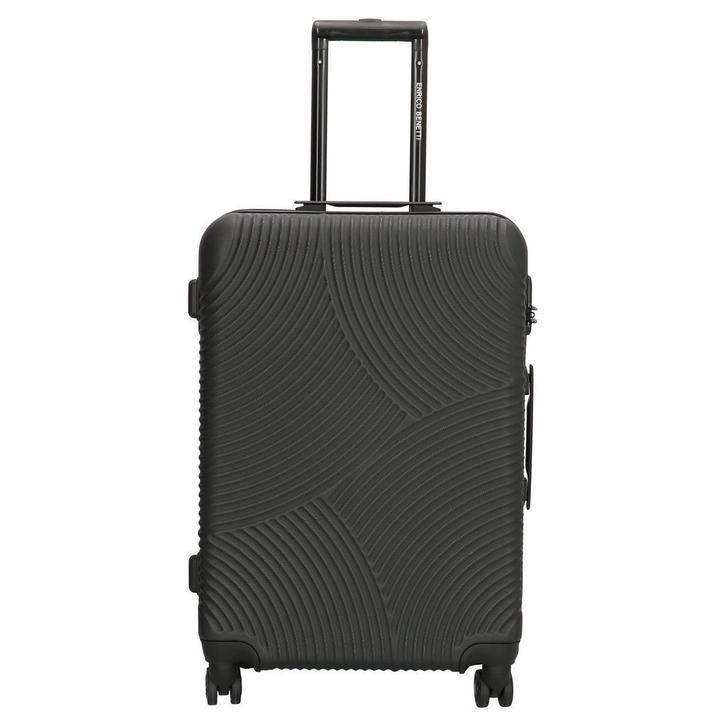 Louisville Middel (Zwart) | 65x43x25cm, Sieraden, Tassen en Uiterlijk, Koffers, 35 tot 45 cm, 60 tot 70 cm, Slot, Uitschuifbare handgreep
