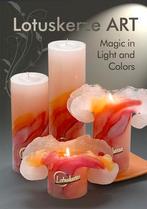 Onze LOTUS KAARSEN zijn drastisch afgeprijsd, profiteer nu!, Huis en Inrichting, Overige materialen, Verzenden, Nieuw, Rood