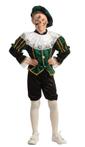 Pieten kostuum kinderen | luxe zwart groen