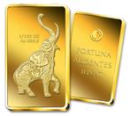 Massief gouden goudbaar: De Olifant, Postzegels en Munten, Edelmetalen en Baren, Verzenden