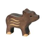 Holztiger - Houten Dieren - Wild zwijn baby 7 cm, Nieuw