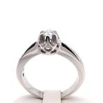 Ring - 18 karaat Witgoud Diamant (Natuurlijk) - Diamant, Sieraden, Tassen en Uiterlijk, Ringen, Nieuw