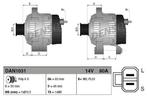 Dynamo / Alternator NISSAN ALMERA II,TINO (1.8,1.5), Auto-onderdelen, Ophalen of Verzenden, Nieuw