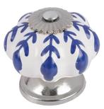Differnz meubelknop klassiek 40 mm blauw wit, Verzenden, Nieuw
