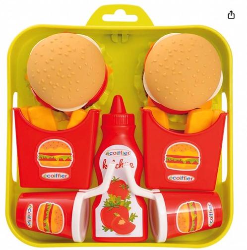 Kinder Hamburger Dienblad Speelset - Creatief en Educatief, Kinderen en Baby's, Speelgoed | Overig, Nieuw, Verzenden