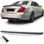 Achterklep spoiler Mercedes W221 05-09 Glans Zwart, Ophalen of Verzenden, Nieuw