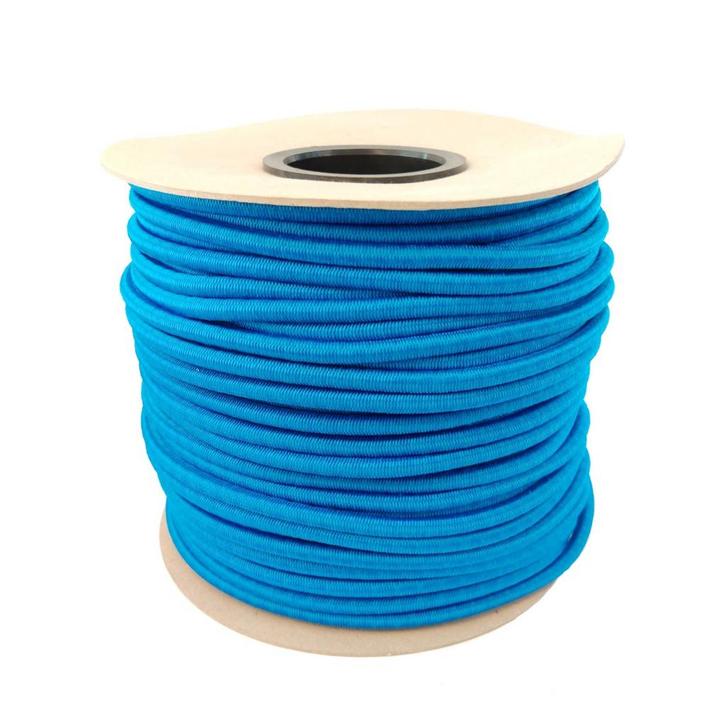100 meter Elastisch Touw - Blauw - 8mm - elastiek op rol, Doe-het-zelf en Verbouw, Overige Doe-het-zelf en Verbouw, Nieuw, Ophalen of Verzenden