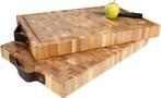60cm x 40 cm - Houten Snijplank / Kopshout Hakblok  - ty...