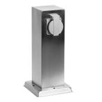 Tuinstopcontact RVS Dubbel Buitenverlichting, Overige materialen, Verzenden, Minder dan 50 watt, Overige typen