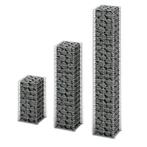 vidaXL 3-delige Schanskorfset gegalvaniseerd draad, Tuin en Terras, Schuttingen, Verzenden, Nieuw, IJzer, Minder dan 1 meter