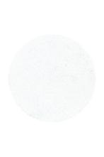 Rond Shaggy Vloerkleed | Sydney | Wit | 200x200 cm, Huis en Inrichting, Stoffering | Tapijten en Kleden, Verzenden, Nieuw