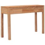 Wandtafel Teakhout 110cm | Retourdeal -59% Korting!, Huis en Inrichting, Ophalen of Verzenden, Nieuw