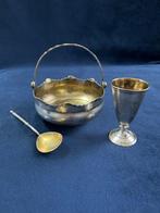 Koffie- en theeservies (3) - .875 (84 Zolotniki) zilver -, Antiek en Kunst
