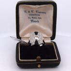 Cocktailring Platina - 1.25ct. tw. Diamant (Natuurlijk) -