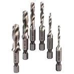 Boortap Set - Draadtap Boorset - M3-M10 - 6 Stuks, Doe-het-zelf en Verbouw, Gereedschap | Handgereedschap, Verzenden, Nieuw
