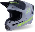 Alpinestars S-M3 Radium Grijs Mat Geel Crosshelm, Overige typen, XXL, Nieuw met kaartje, Overige merken