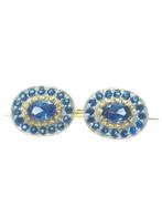 Zonder Minimumprijs - Oorbellen - 9 kt. Zilver, Geel goud, Sieraden, Tassen en Uiterlijk, Oorbellen, Nieuw