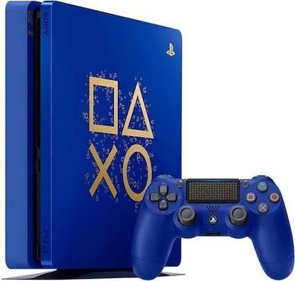 Playstation 4 Slim 500GB Days of Play + V2 Controller, Spelcomputers en Games, Spelcomputers | Sony PlayStation 4, Zo goed als nieuw