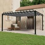 vidaXL Prieel met lamellendak 3x4 m stof en aluminium, Tuin en Terras, Partytenten, Verzenden, Nieuw