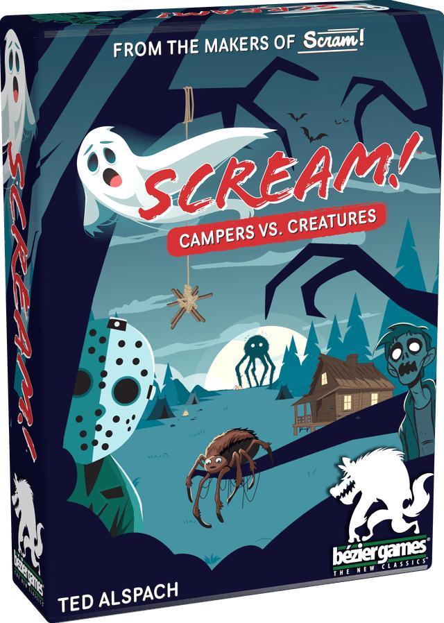 Scream! - Campers vs Creatures - Card Game | Bezier Games -, Hobby en Vrije tijd, Gezelschapsspellen | Kaartspellen, Nieuw, Verzenden