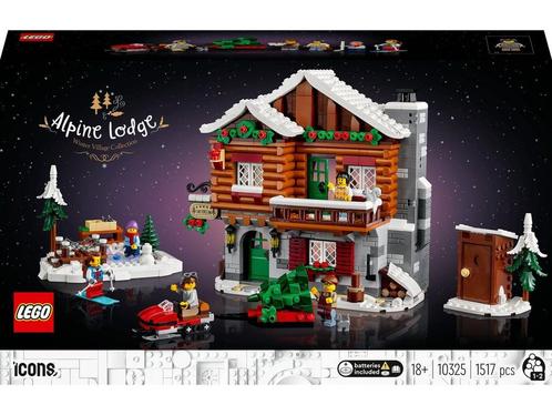 LEGO 10325 Icons Skihut Modelhuis Bouw en Decoratie Set, Huis en Inrichting, Woonaccessoires | Overige, Zo goed als nieuw, Verzenden