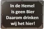 In de hemel geen bier reclamebord, Verzenden, Nieuw