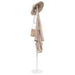 vidaXL Kapstok 176 cm gepoedercoat ijzer wit, Huis en Inrichting, Woonaccessoires | Kapstokken, Verzenden, Nieuw