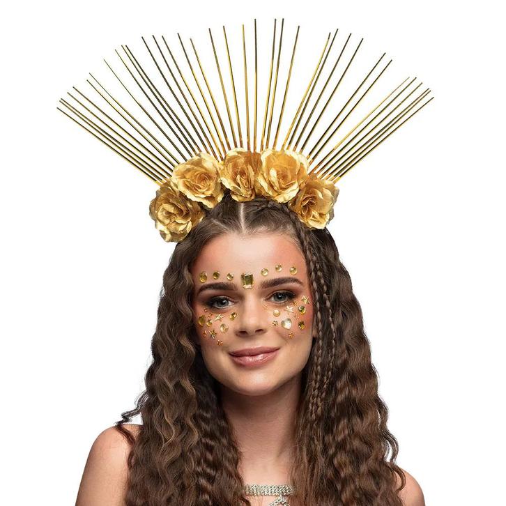 Gouden Haarband Nova, Hobby en Vrije tijd, Feestartikelen, Nieuw, Verzenden