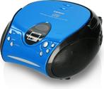 Draagbare radio CD speler met AUX-uitgang - Blauw Lenco SCD-, Nieuw, Verzenden