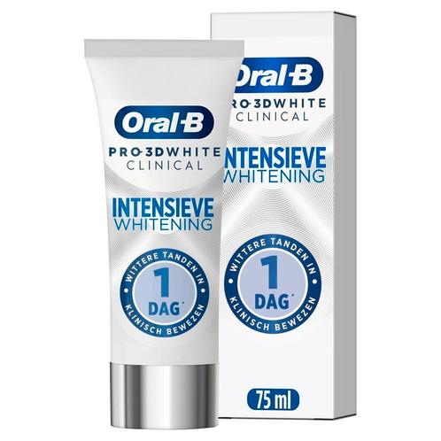 Oral-B Pro 3D White Clinical Intensieve Whitening Tandpasta, Sieraden, Tassen en Uiterlijk, Uiterlijk | Mondverzorging, Nieuw