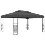 vidaXL Prieel 3x4 m antraciet, Tuin en Terras, Partytenten, Verzenden, Nieuw