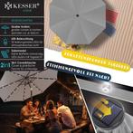 KESSER® Parasol LED Solar Stokparasol met Zwengel Incl. 2in1, Verzenden, Nieuw