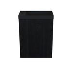 Fonteinkast Black Oak Arcqua Luna 40x55x28 cm Incl. Fontein, Ophalen of Verzenden, Nieuw, Bad