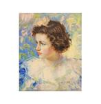 French Impressionist School (XX) - Portrait dune fille en