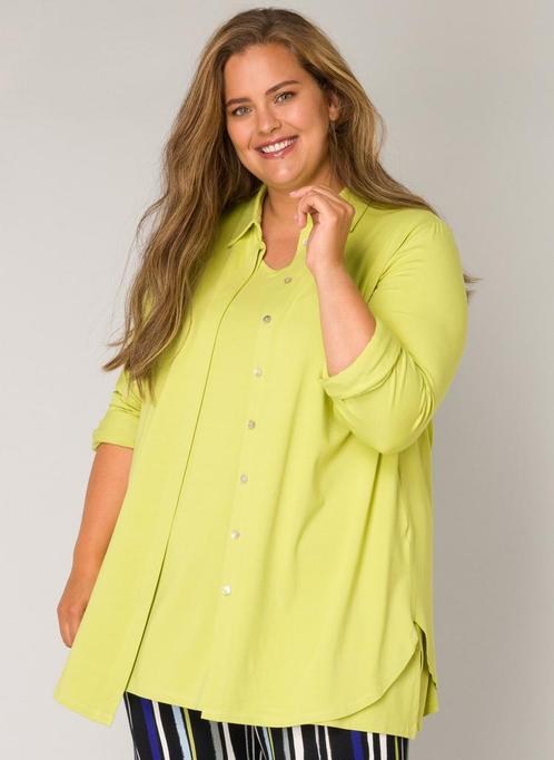 COLLETTA uni blouse lm Maat:, Kleding | Dames, Blouses en Tunieken, Overige kleuren, Nieuw, Verzenden