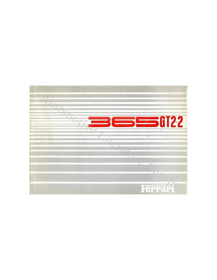 1969 FERRARI 365GT 2+2 ONDERDELENHANDBOEK 35/69, Auto diversen, Handleidingen en Instructieboekjes