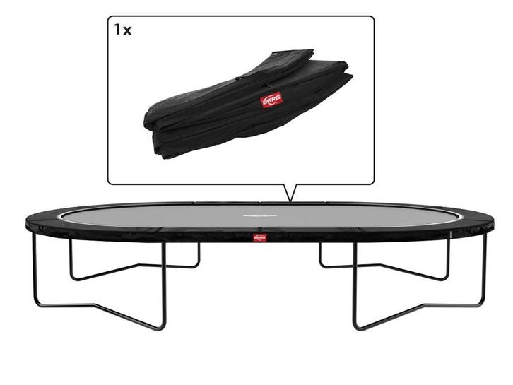 Trampoline Rand ovaal Berg Favorit Grand 520x345 cm Zwart, Kinderen en Baby's, Speelgoed | Buiten | Trampolines, Nieuw, Ophalen of Verzenden