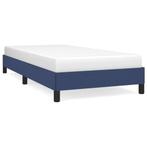 Goedkoop bed: bedframe 90x190 blauw - OP = OP!, 90 cm, Eenpersoons, Blauw, Nieuw