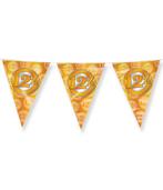 Vlaggenlijn 12,5 Jaar Getrouwd Brons (10m), Ophalen of Verzenden, Nieuw