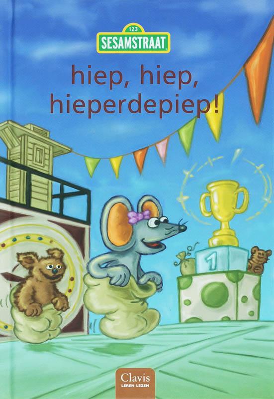 Hiep, hiep, hiep-er-de-piep / Sesamstraatboekje Rian Visser, Boeken, Kinderboeken | Jeugd | onder 10 jaar, Gelezen, Verzenden