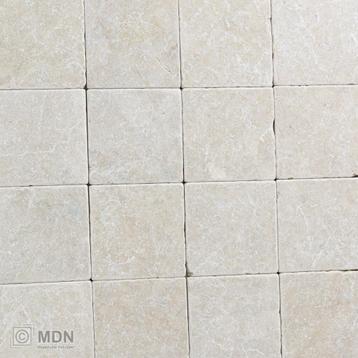 Turks hardsteen beige getrommeld 10x10