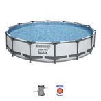 Above ground pool with filter pump 427 x 84 CM (Zwembaden), Verzenden, Nieuw