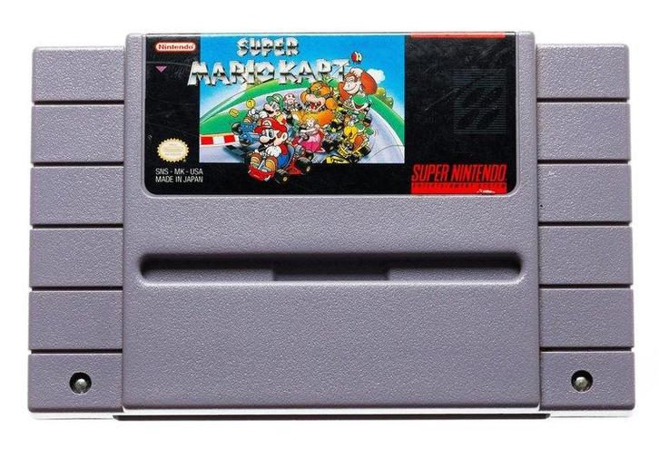 Super Mario Kart [NTSC] [Super Nintendo], Spelcomputers en Games, Games | Nintendo Super NES, Zo goed als nieuw, Ophalen of Verzenden