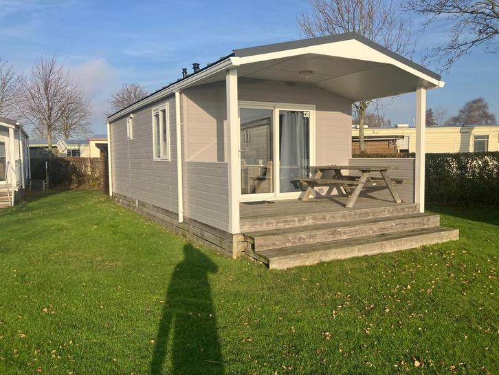 partij 4 Maat chalets. Direct leverbaar €24.500 ex btw p.s., Caravans en Kamperen, Stacaravans