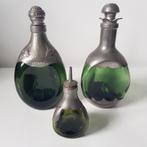 Georg Nilsson - Karaf (3) - Glas, Tin - Knijpkaraf Gero