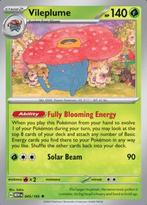 Vileplume 045/165 holo pokemon 151, Hobby en Vrije tijd, Verzamelkaartspellen | Pokémon, Ophalen of Verzenden, Nieuw, Losse kaart