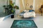 Turquoise vintage - Vloerkleed - 206 cm - 110 cm - Met, Huis en Inrichting, Stoffering | Tapijten en Kleden, Nieuw