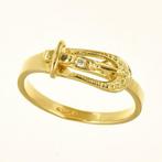 Ring - 14 karaat Geel goud Diamant (Natuurlijk), Sieraden, Tassen en Uiterlijk, Ringen, Nieuw